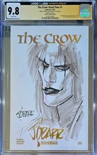 The Crow Dead Time #1, James O’Barr Sketch, CGC/JSA 9.8  NYCC 2025 Gold Holofoil picture