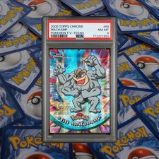 Topps 2000 Topps Chrome Pokémon TV Tekno Machamp #68 PSA 8 NM-MT Vintage picture