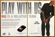 2000 GameShark Massive Memory Card Plus Michael Clarke Duncan Print Ad/Poster picture