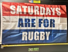 Rugby Flag  Football College Dorm NFL Man Cave Beer USA Sign 3x5' picture