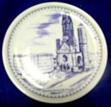 Berlin Germany Kaiser Wilhelm Gedachtniskirche 4 Inch Souvenir Plate picture