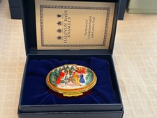 Halcyon Days Enamel Trinket Box 