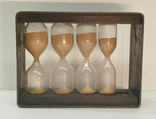 Antique 1915 Spears Riddle Co Wheeling W VA Sand Timer Hourglass Vtg Bakelite picture