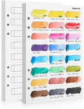 Watercolor Swatch Paper Bulk - 100% Cotton Hot Press 300Gsm/140Lb, 2 Pack Total picture