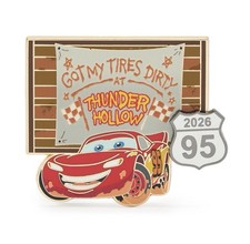 🔥Disney Pins -LIGHTNING MCQUEEN DAY 2026-“THUNDER HOLLOW”-Pin-Limited Edition💥 picture