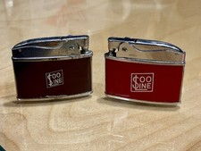 Lot of TWO Soo Line Railroad Pocket Cigarette Flint Lighter $00 Warren MStP&SSM picture
