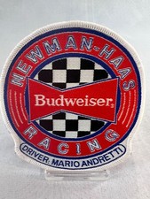 c1984  OFFICIAL Budweiser * Newman-Haas Racing * Mario Andretti Patch UNUSED picture