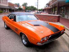 Cars 1972 challenger classic dodge Art Print Poster 11x17 picture