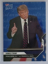 2020 Donald Trump Topps Now #3 Presidential Debate Card Rare RC picture