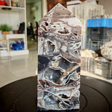 5.5LB Polishing and repairing of natural sphalerite crystal columns 2500g picture