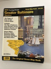 ADC Street Map Book Greater Baltimore 4th Ed Baltimore, AA, Harford Counties + picture
