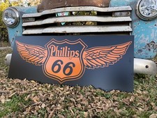 Antique Vintage Old Style Phillips 66 Aero Wings Sign picture