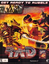 RAD Robot Alchemic Drive Magazine Print Ad Promo Poster Art Playstation 2 picture