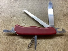 (READ) Vintage Victorinox Forester Slide Lock Swiss Army Knife PAT PEND MOD DEP picture
