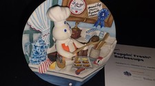 Pillsbury Doughboy 3D Collector Plate Featuring Poppin Fresh Barbecups picture