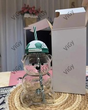 Starbucks FIFA World Cup Bearista Glass Tumbler Cold Cup Soccer Ball Lid picture
