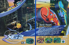 1998 Extreme-G 2 XG2 Print Ad Nintendo 64 N64 Acclaim Retro Promo Art Vtg 2pg Ad picture