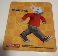 Stuart Little 2000 Rare Promotional Mouse Pad Yellow In Good Condition picture