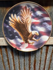 Vintage The American Eagle Plate By Ronald Van Ruyckevelt 8” Limited Art picture