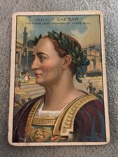 1911 T68 Royal Bengals Little Cigars Men of History 2nd Series Julius Caesar picture