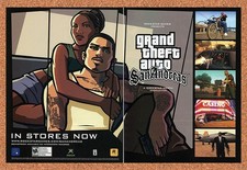 2003 Grand Theft Auto San Andreas PS2 Original Advertisement / Retro Promo v4 picture