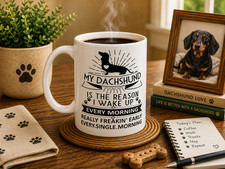 Dachshund Dog,Wiener Dog,Doxie,Christmas gift,Bassotto,Sausage,Cup,Daschund,Mugs picture