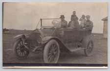 RPPC Real Photo Postcard Antique Touring Car Family Portrait picture