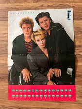 Vintage Duran Duran CE Calendar Poster Original 1980s New Wave Collectible picture
