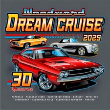 Woodward Dream Cruise Official 2025 Dash Plaque (30 Years) picture