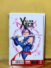 All‑New X‑Men #22 Psylocke Sketch Cover Rhiannon Owens Signed Original Art 1/1 picture
