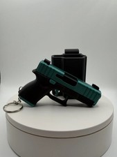 Mini Pistol Style Keychain w/ Removable Magazine & Holster – 3D Printed Novelty picture