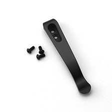 Titanium Deep Carry Back Clip Pocket Clip For Rick Hinderer XM18 XM24 TC4 picture