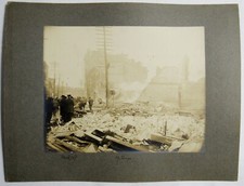 Antique 1902 WATERBURY FIRE PHOTOGRAPH Natural Disaster CONNECTICUT Photo #3 picture
