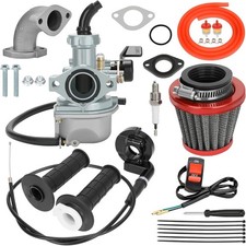 PZ22 Carburetor 22 mm Carb Throttle Cable Grip for 110cc 125cc ATV Pit Dirt Bike picture