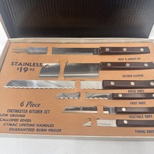 Vtg Regal Crest Sheffield Stainless Chefmaster Kitchen Set Made In The USA picture