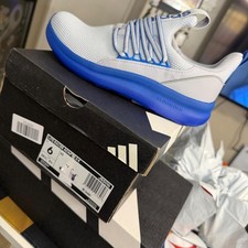 Adidas Cloudfoam sneakers in white & blue #cloudfoam #running size 6 picture