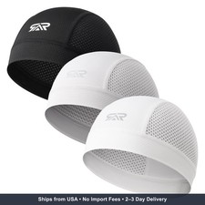 3PC Breathable Mesh Skull Cap Lightweight Quick Dry Helmet Liner Cycling deliver picture