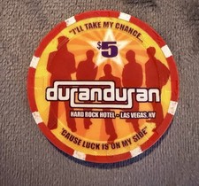 $5 Hard Rock Las Vegas Casino Chip - 2003 Duran Duran picture
