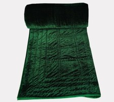 Emerald Green velvet comforter Green Luxury Quilt Emerald Green Queen Quilt. picture