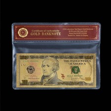 2009 $10 Ten Dollar Bill with Bag and Certificate picture