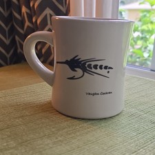 Vaughn Cochran Blackfly Coffee Cup, Saltwater Fly Fishing, Saint Augustine, FL. picture