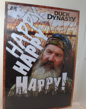 Duck Dynasty-Happy Happy Happy`2013`A & E Hit Tv Show-Metal Sign`New`Free To US picture