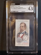⭐ 1906 W.D. & H.O. Wills #46 Abraham Lincoln? Tobacco Card CGC 4.5 RARE picture