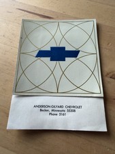Original 1969 Chevy New Model Year Invitation card, rare picture