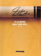 2020 Print Ad of Promark Drumsticks Neil Peart RUSH Tribute 29 Albums One Neil picture