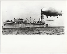 First US Navy Airship Tender: USS Patoka & Shenandoah, 10x8 Photo picture