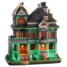 Lemax Spooky Town Halloween Village Grimsbury Haunted House 05609 picture