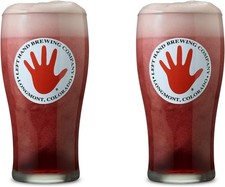 Left Hand Brewing Company Pint Beer Glasses, Set of 2 picture