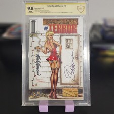 Trailer Park of Terror #3 CBCS 9.8 Yellow Label 3x Signed picture