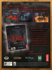 2003 Neverwinter Nights Hordes of the Underdark PC Print Ad/Poster AD&D Game Art picture